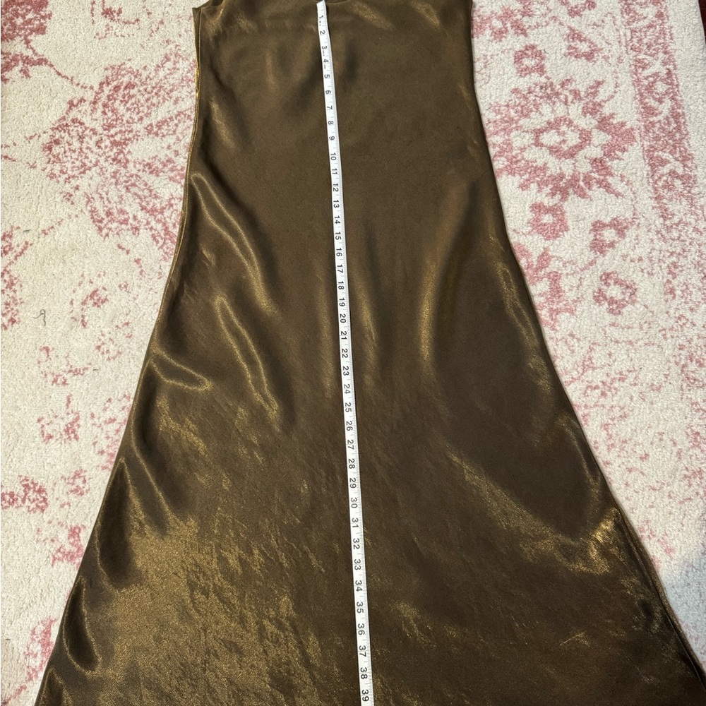 Lustrous Gold Maxi Dress - Picture 6 of 8